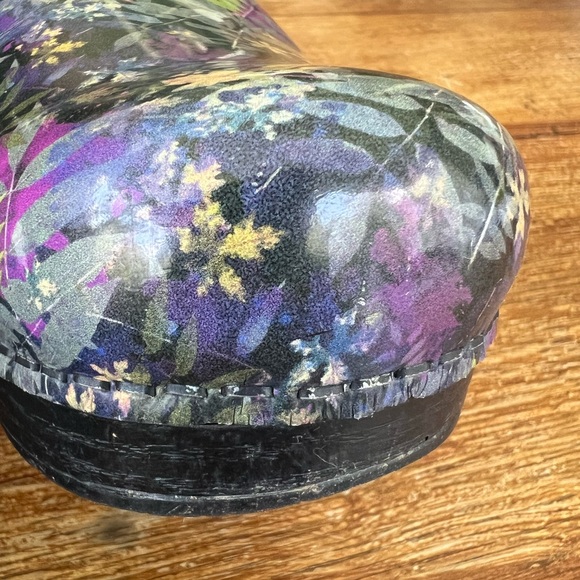 Dansko Women's Professional Mules Clogs  Leaves Botanical Purple EU 39 US 8.5-9 - Picture 9 of 17